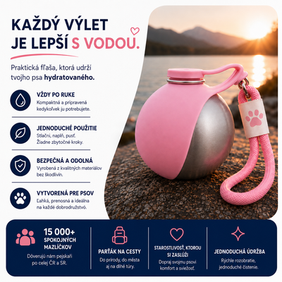 Vodoťapka: Cestovná fľaša pre psov™