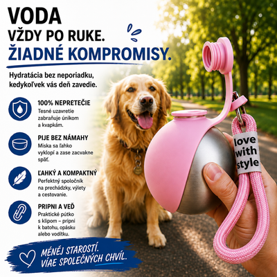 Vodoťapka: Cestovná fľaša pre psov™